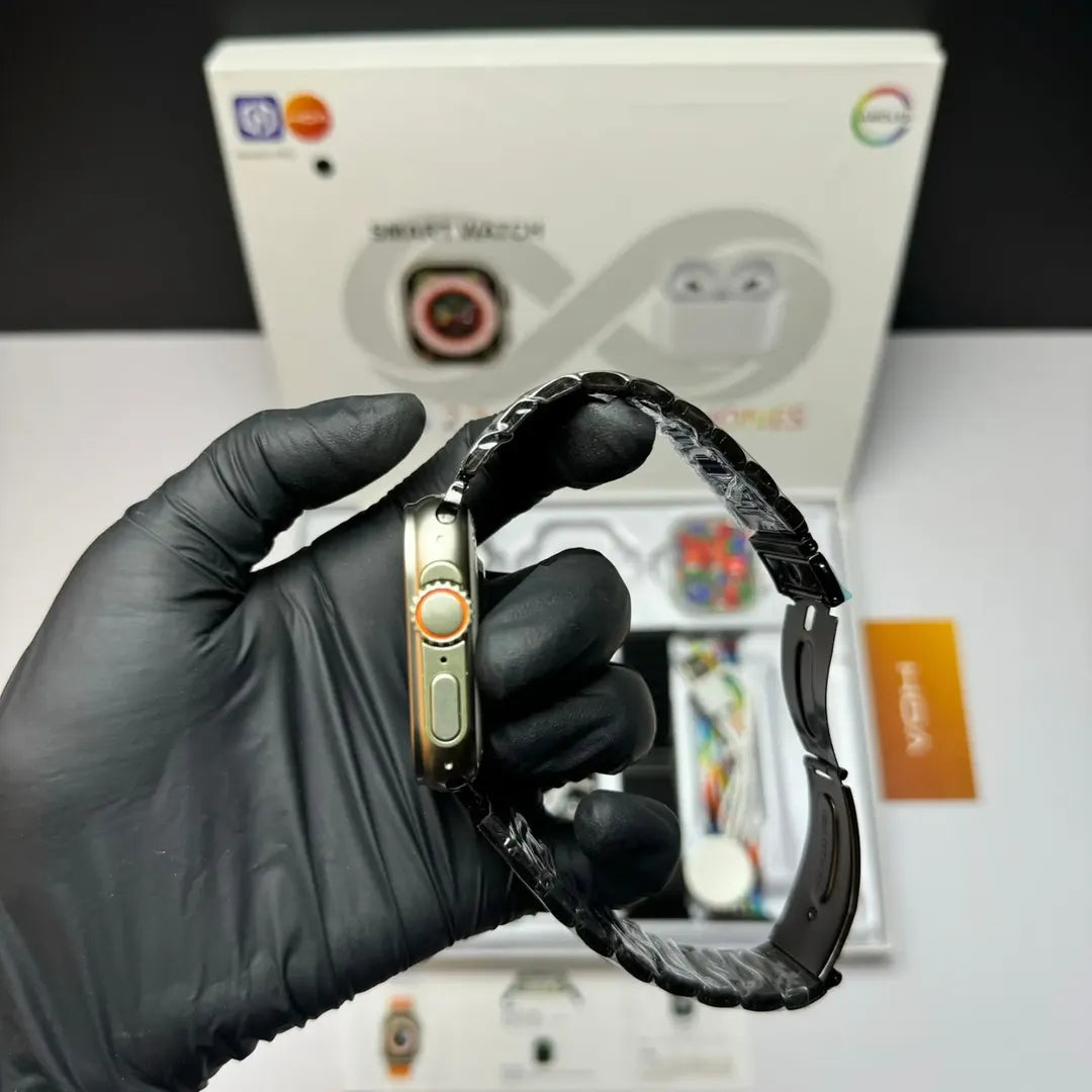 i20 Ultra Max Smart Watch + Airpods