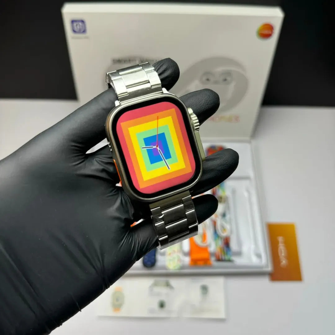 i20 Ultra Max Smart Watch + Airpods